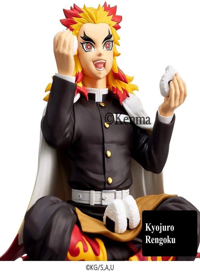 KENMA Demon Slayer Kyojuro Rengoku Perching Sitting Eating Action Figure Kimetsu no Yaiba PM Perching Anime Figure Weeb Manga Collectible - Image 5
